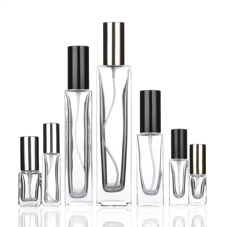 Glass Perfume Bottle with Spray Pump Cap